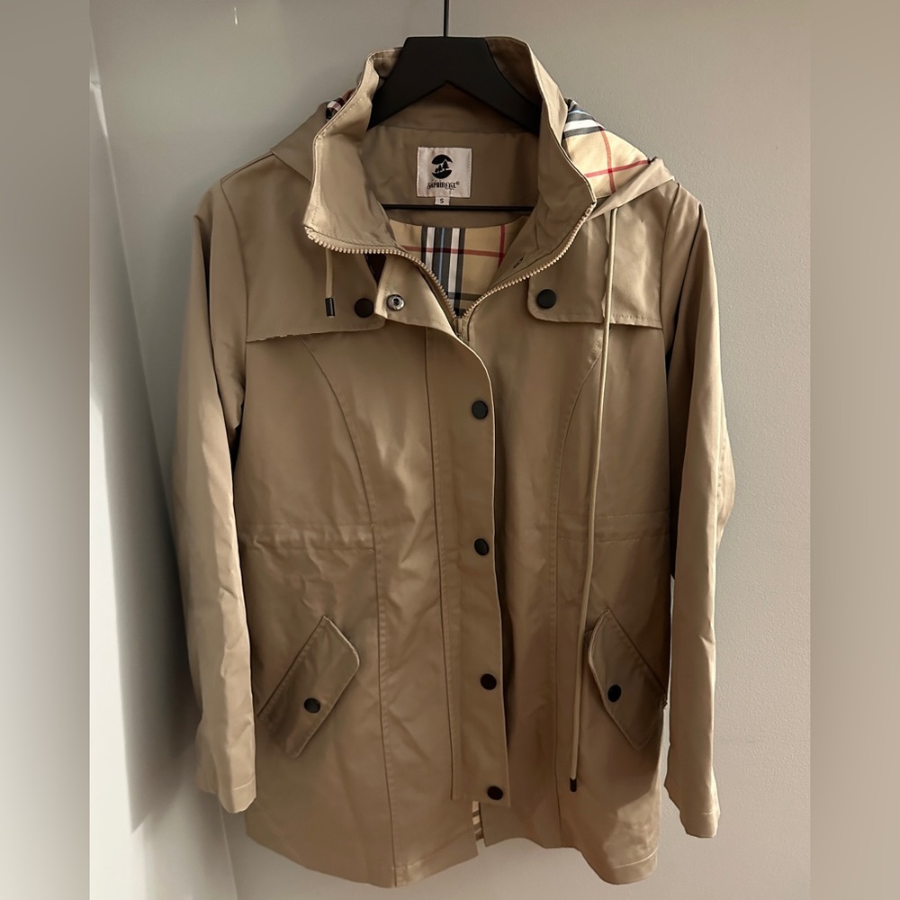 Tan Saphirose Rain Coat (S)